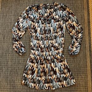 United Colors Of Benetton Black and White Long Sleeve Sheath Dress